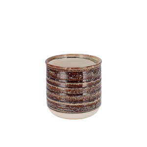 Bella Brown Pot 11x11x9cm