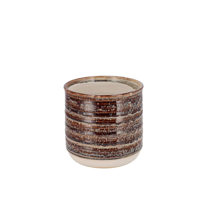 <h4>Bella Brown Pot 11x11x9cm</h4>