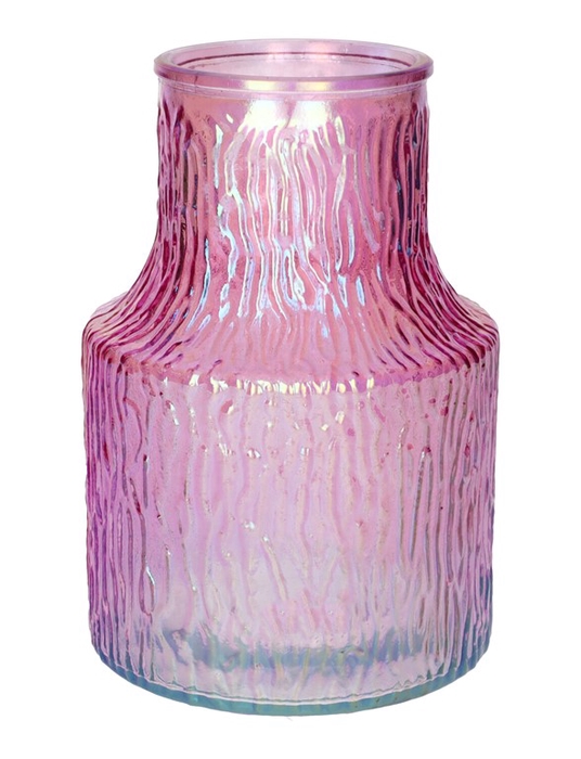 <h4>Vase Polina d8.9/13.5xh19.8 pink+pe</h4>