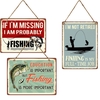 Wall Hanger Metal Fishing Mix/