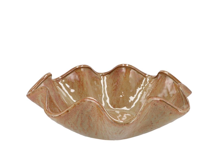 <h4>Annecy Caramel Bowl 35x35x11cm</h4>