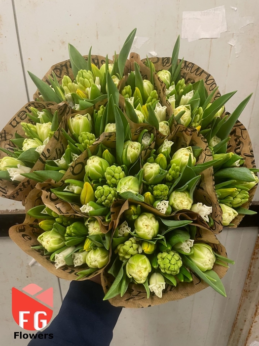 TU DU/Hyac White-Yellow Broodpapier