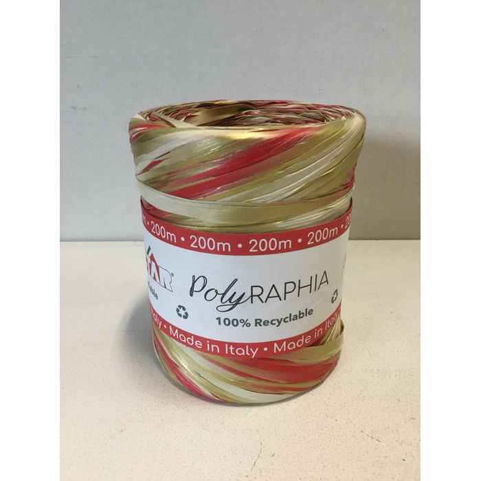 <h4>POLYRAPHIA TWO-COLOURED 15MM 200M (COLOR 304)</h4>