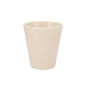 Ceramic Beige Stone Pot Orchid 15cm