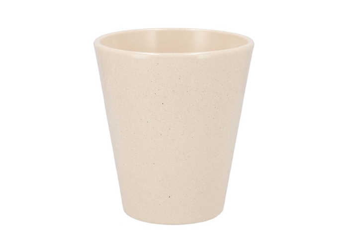 <h4>Ceramic Beige Stone Pot Orchid 15cm</h4>