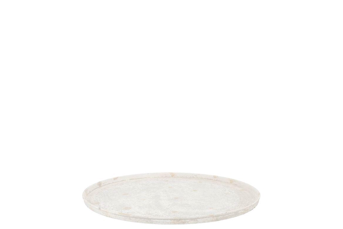 <h4>Coaster Kaya White Tray Metal 26x2cm</h4>