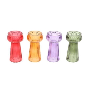 Vase Bulb Carmen 4 Ass H14D7.5