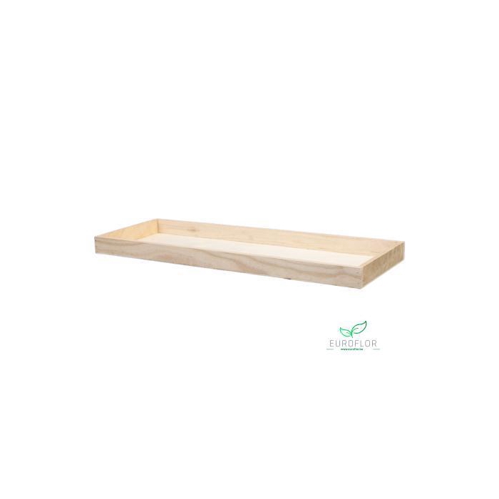 <h4>WOODEN TRAY RECTANGLE NATURAL 50X17X3CM</h4>