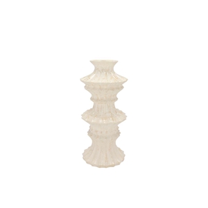 Maysa Offwhite Vase Tower 13x13x30cm