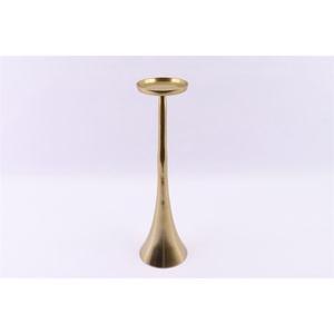 CANDLEHOLDER HORN H31D13 gold