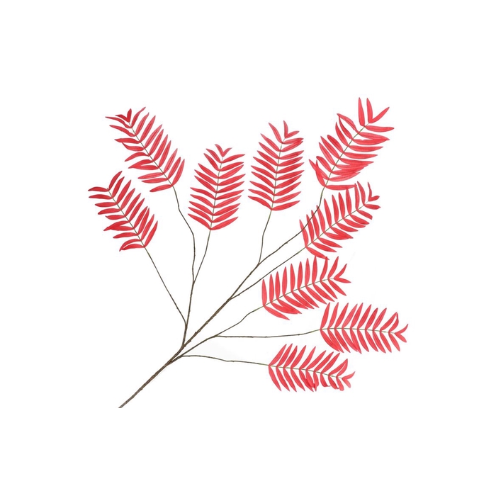 <h4>Silk Palm Leaf Red 150cm</h4>