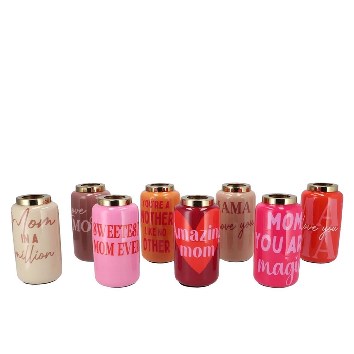 <h4>Judy Mix Vase Mothersday Ass 9x9x16cm</h4>