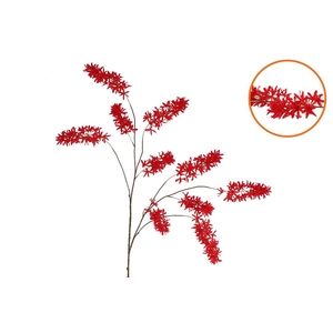 Silk Wisteria Fiery Red 130cm