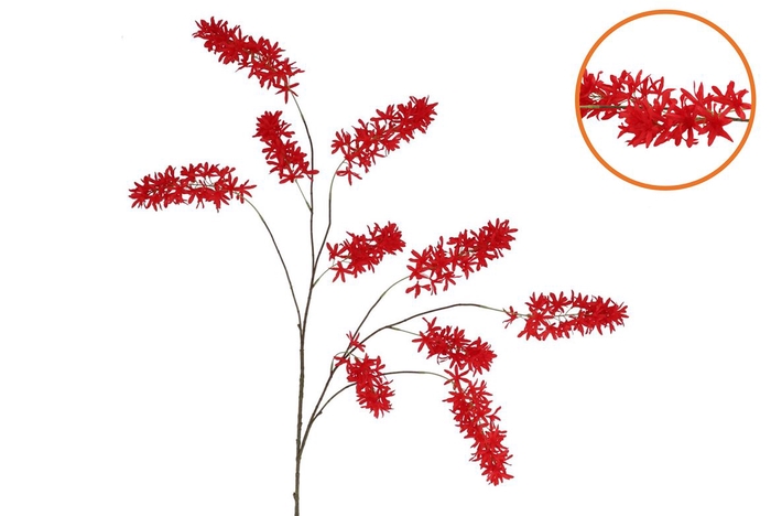 <h4>Silk Wisteria Fiery Red 130cm</h4>