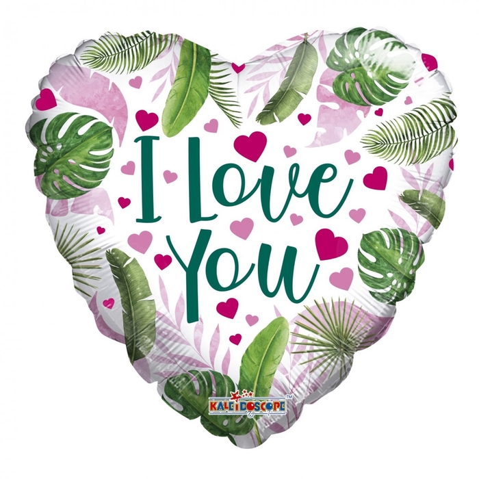 <h4>Valentine Balloon Eco Love You 45cm</h4>