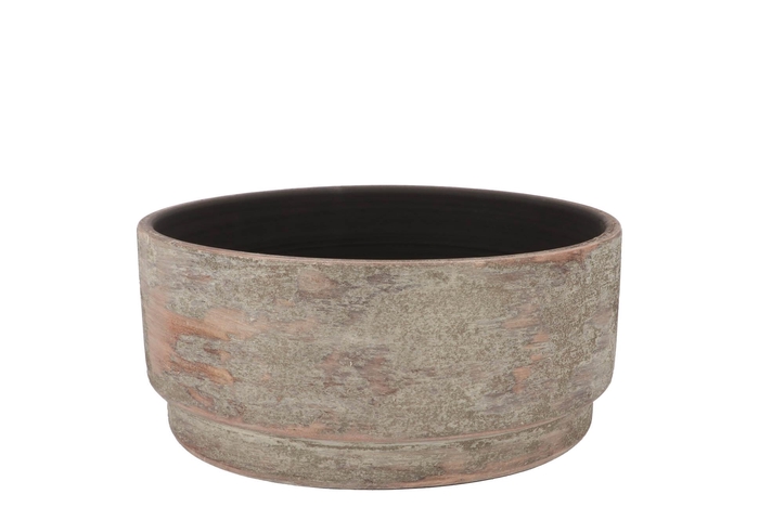 Romy Brown Bowl Round 28x14cm