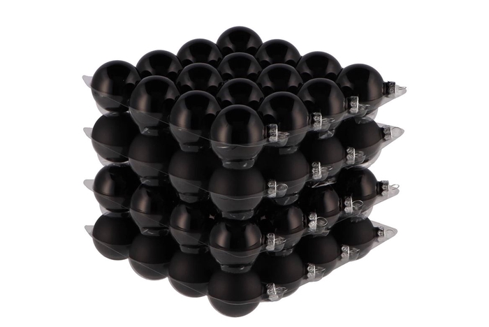 <h4>Glass Ball Combi Black 40mm P/64</h4>