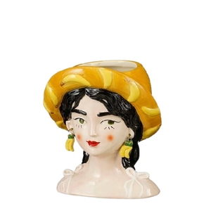 Keramiek Exclusief Planter Woman 15*11*17cm