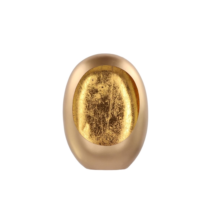 <h4>Marrakech Gold Egg T-light 20x10x28cm</h4>