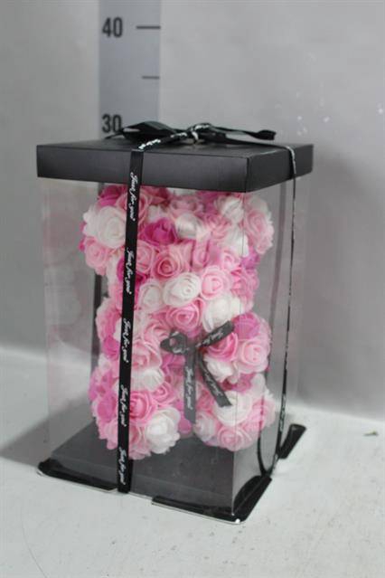 <h4>*DIV BEER ZIJDE ROOS MIX 28 CM</h4>