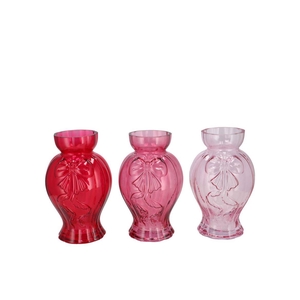 Bowy Jolly Pink Mix Vase Ass 11x11x18cm