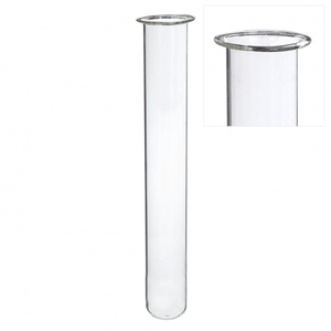 Glass Tube+ring d04*28cm