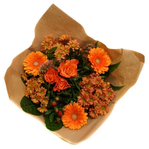 BOEKET ROCOCO ORANJE