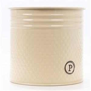 P&PURE Zinc pot Louise 4 creme