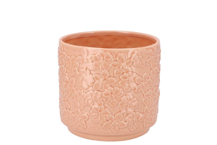 <h4>Liv Pink Flower Pot 14x14x13cm</h4>