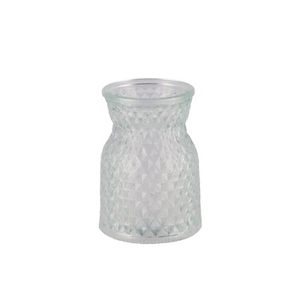 Diamond Clear Vase 8x11cm