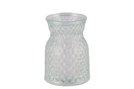 <h4>Diamond Clear Vase 8x11cm</h4>