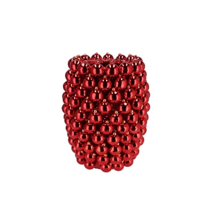 Christmasball Red Vase 27x27x33cm Nm