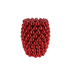 Christmasball Red Vase 27x27x33cm