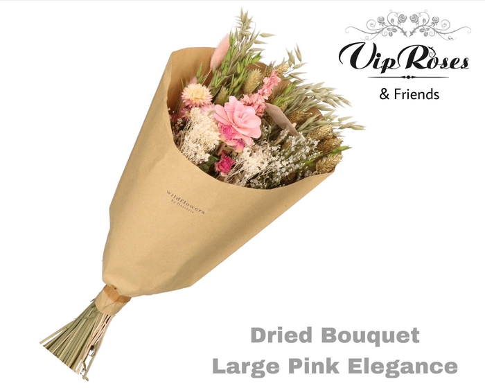 <h4>DRIED BOUQUET LARGE PINK ELEGANCE</h4>