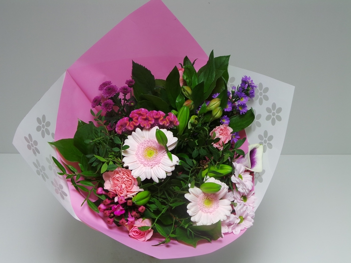 Bouquet Biedermeier Large Pink