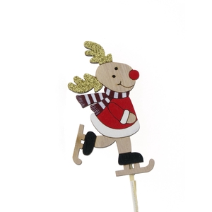 Stick Wood Deer 9cm 87008