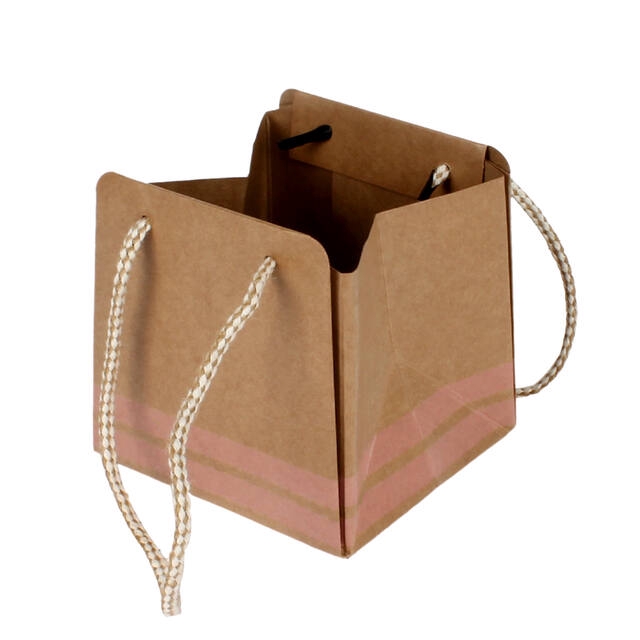 <h4>Bag Sporty carton 12.5x11.5xH12.5cm pink 20/bag</h4>