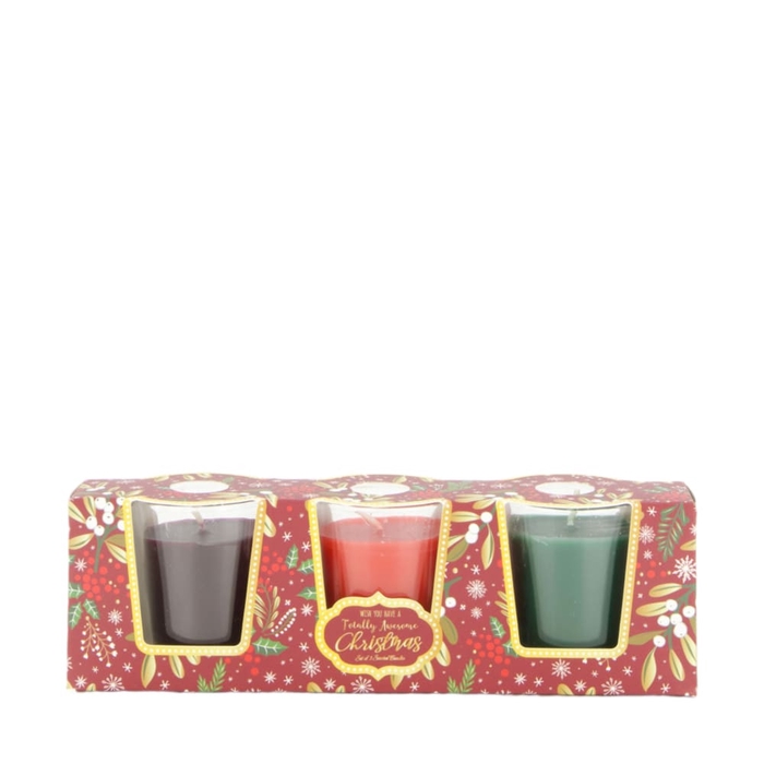 <h4>Christmas Candle giftbox X-mas d06*6cm</h4>