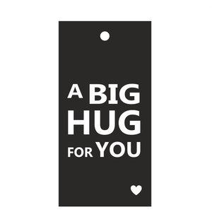 Labels Kaart 5*10cm x20 Big Hug