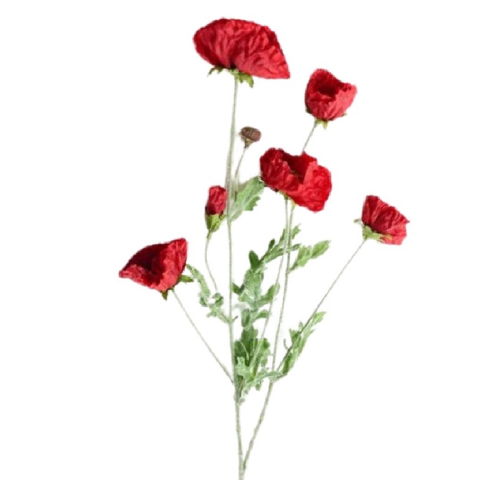 <h4>Artificial flowers Papaver Poppy 90cm</h4>