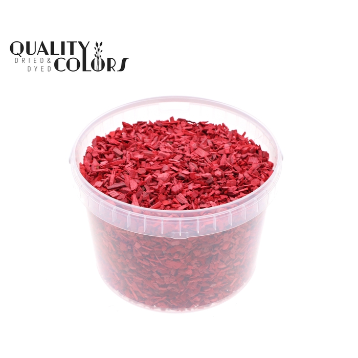 <h4>Wood chips 3 ltr bucket Red</h4>