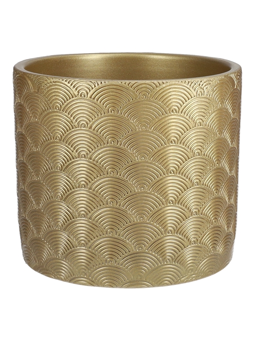 <h4>DF03-884720547 - Pot Napoli d13.5xh12.3 gold</h4>