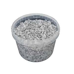 Wood chips 3 ltr bucket Silver