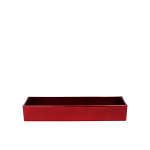 Melamine Lisa Red Bowl Square 32x11x5cm