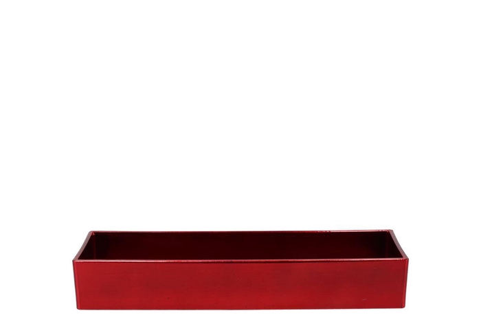 Melamine Lisa Red Bowl Square 32x11x5cm