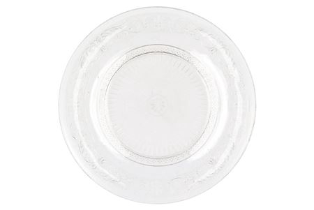 <h4>Dayah Transparent Glass Plate 32,5x2,5cm</h4>