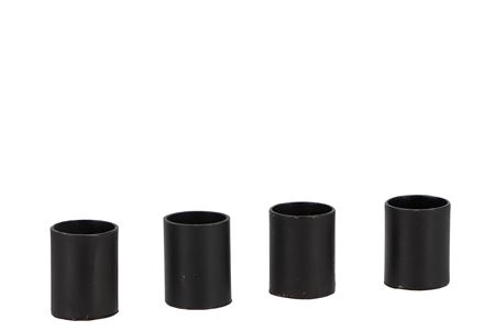 <h4>Ariana Black Candle H. Magnet S/4 2,5x2,5x3cm Nm</h4>