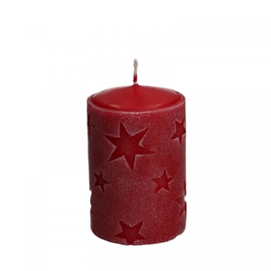 Candle Cylinder Safe d06.5*10cm Star