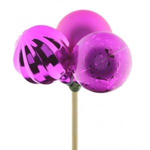 50cm Kerstbal trio 4cm mix