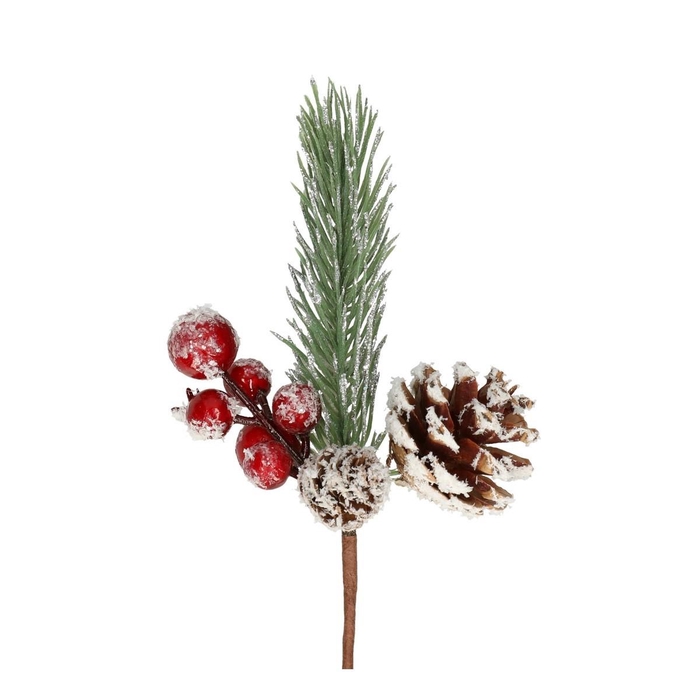 <h4>Kerst bijsteker 10cm Pinecone 10cm deco</h4>